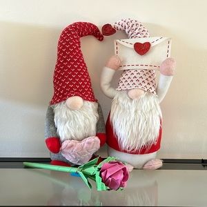Valentines Day Gnomes approx 16in each